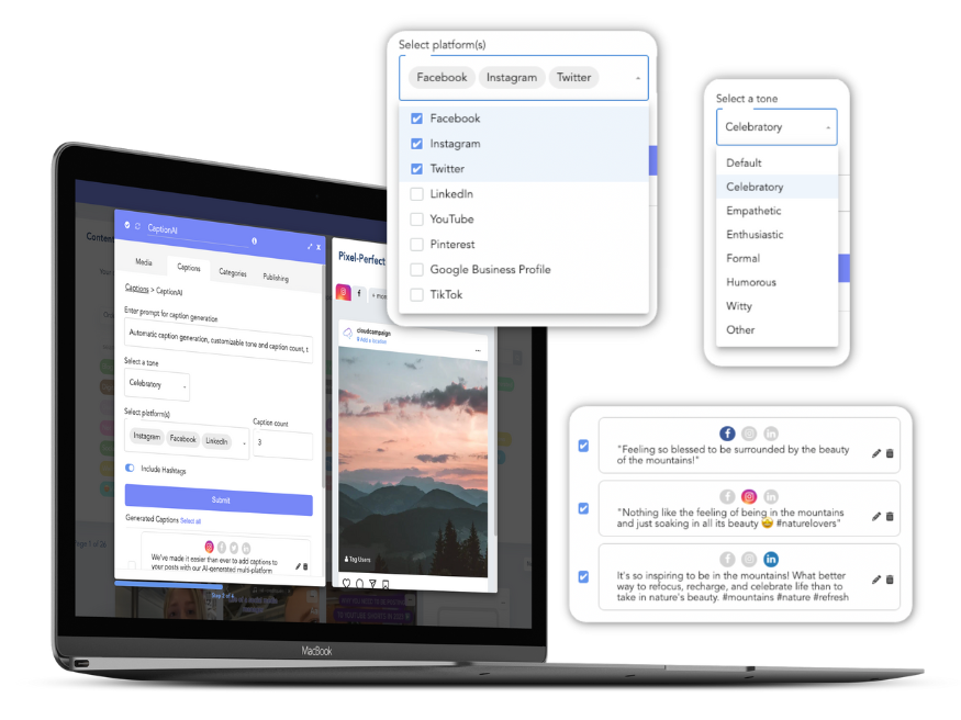 CaptionAI The free social media caption generator Cloud Campaign